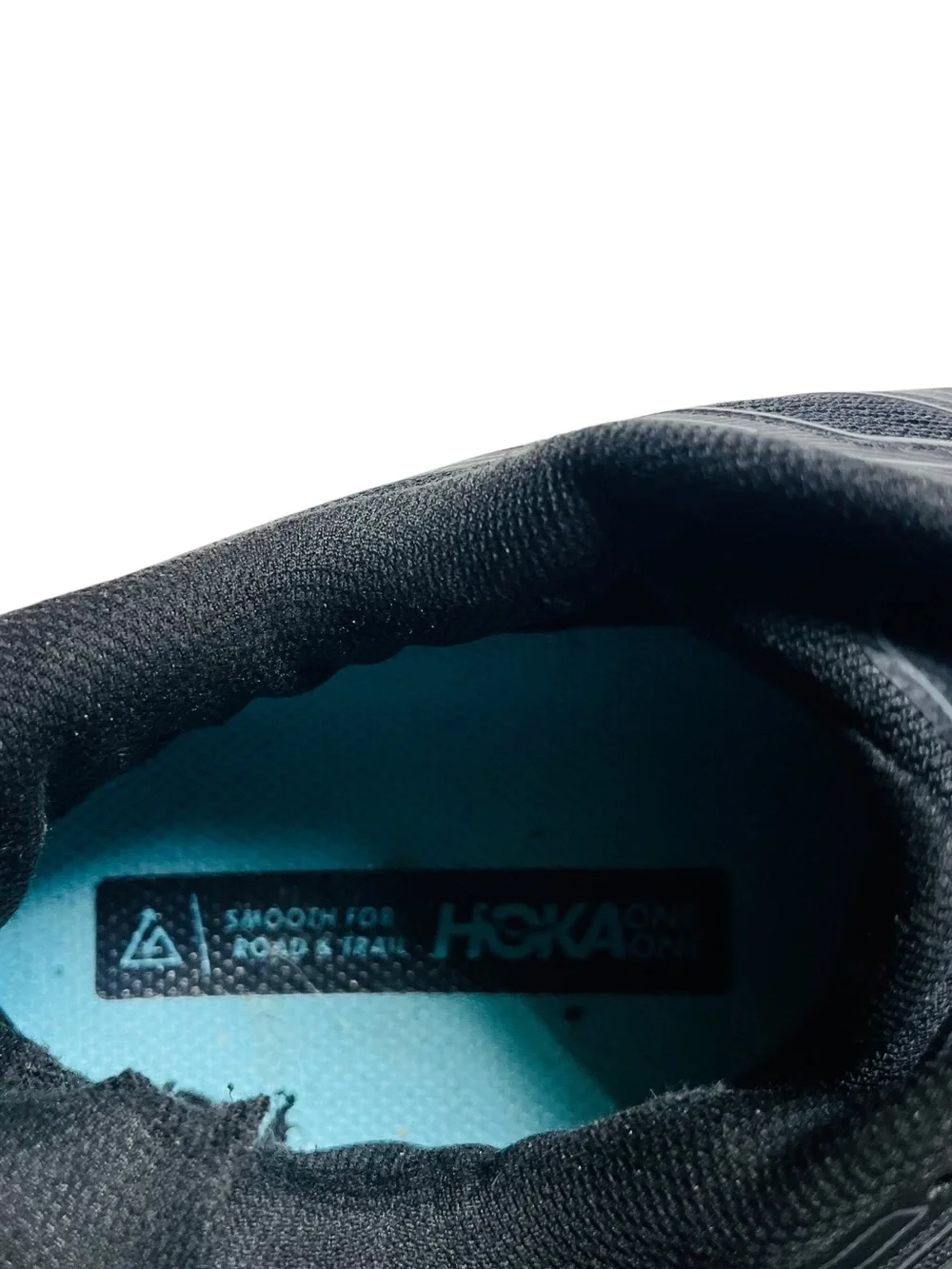 Hoka One One Bondi 7 Black Sz 10.5 D Wide Running Shoe 1110531 BWHT Max Cushion
